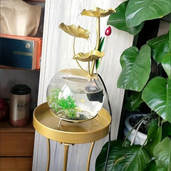 Stylish Iron Flower Rack Indoor Shelf Floor Standing Storage Display