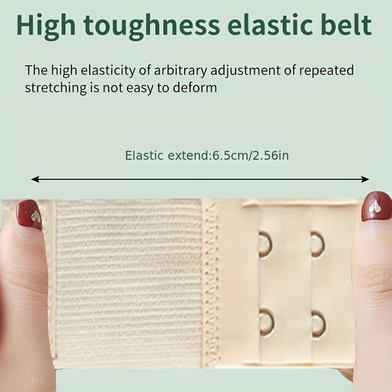 3pcs 2 Hooks Bra Strap Extenders Adjustable Comfortable Bra Band Buckle