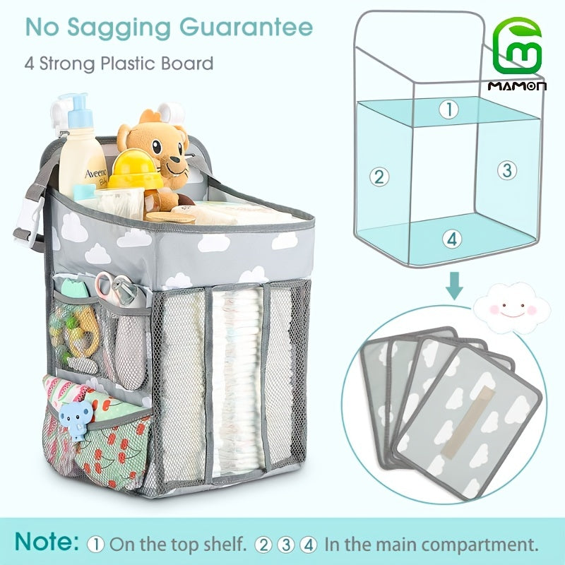 Hanging Diaper Caddy Organizer with Multiple Pockets
