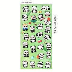 3D Panda Bubble Stickers Decorative Stickers