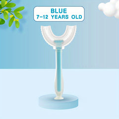 Kids Food Soft Silicone U-shaped Toothbrush