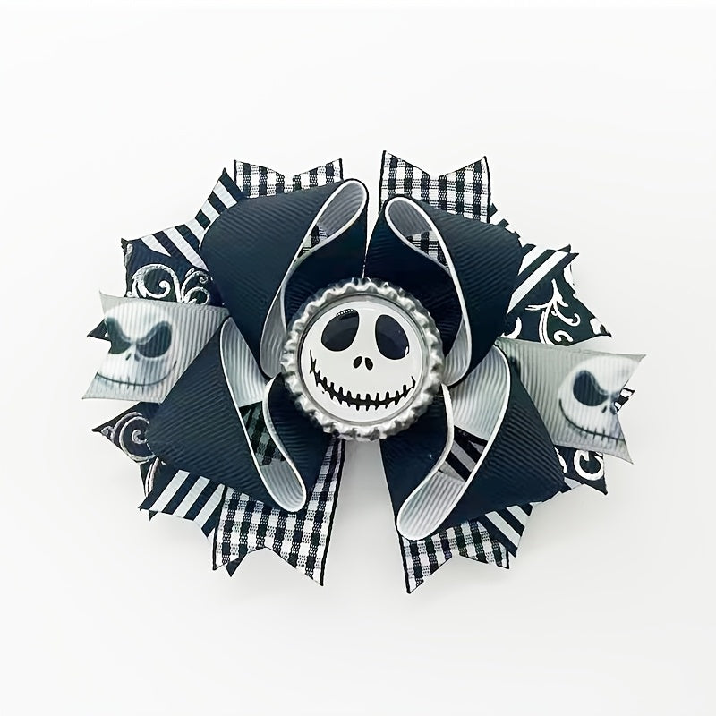The Nightmare Before Christmas Bow Movie Hairpin Halloween Christmas Gift