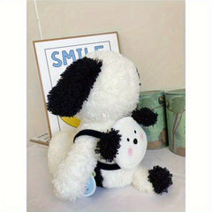 Fluffy Backpack Puppy Plush Toy - Home Decor, Birthday Gift, Photo Prop