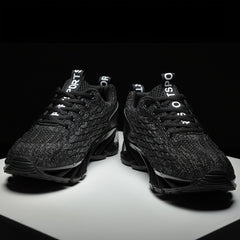 Men's Fish Scale Blade Sneakers Lightweight Breathable Sport Shoes