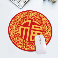 Year Decoration Fu Character Printed Tableware Drying Pad