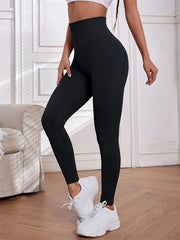 High Waist Yoga Pants Quick Drying Tummy Control Leggings
