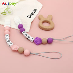 Personalized Pacifier Chain For Baby Girls