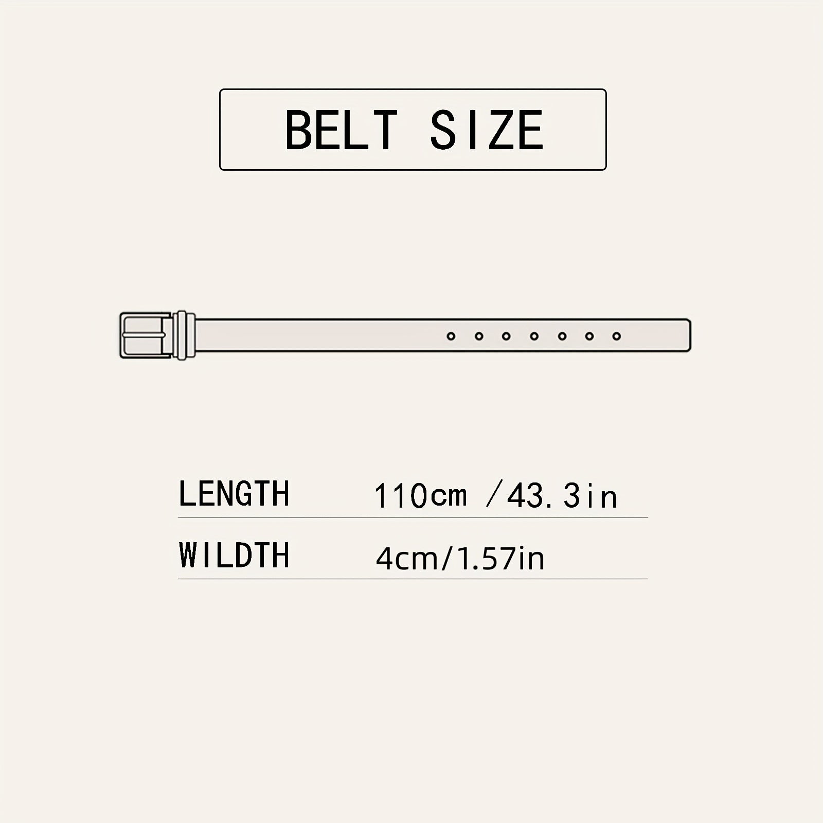 Rivet Pin Buckle Style Belt Punk Belt For Men