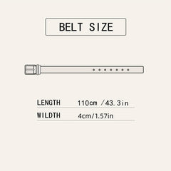 Rivet Pin Buckle Style Belt Punk Belt For Men