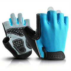 Men's Summer Cycling Gloves Anti-slip Half-finger Fitness Yoga