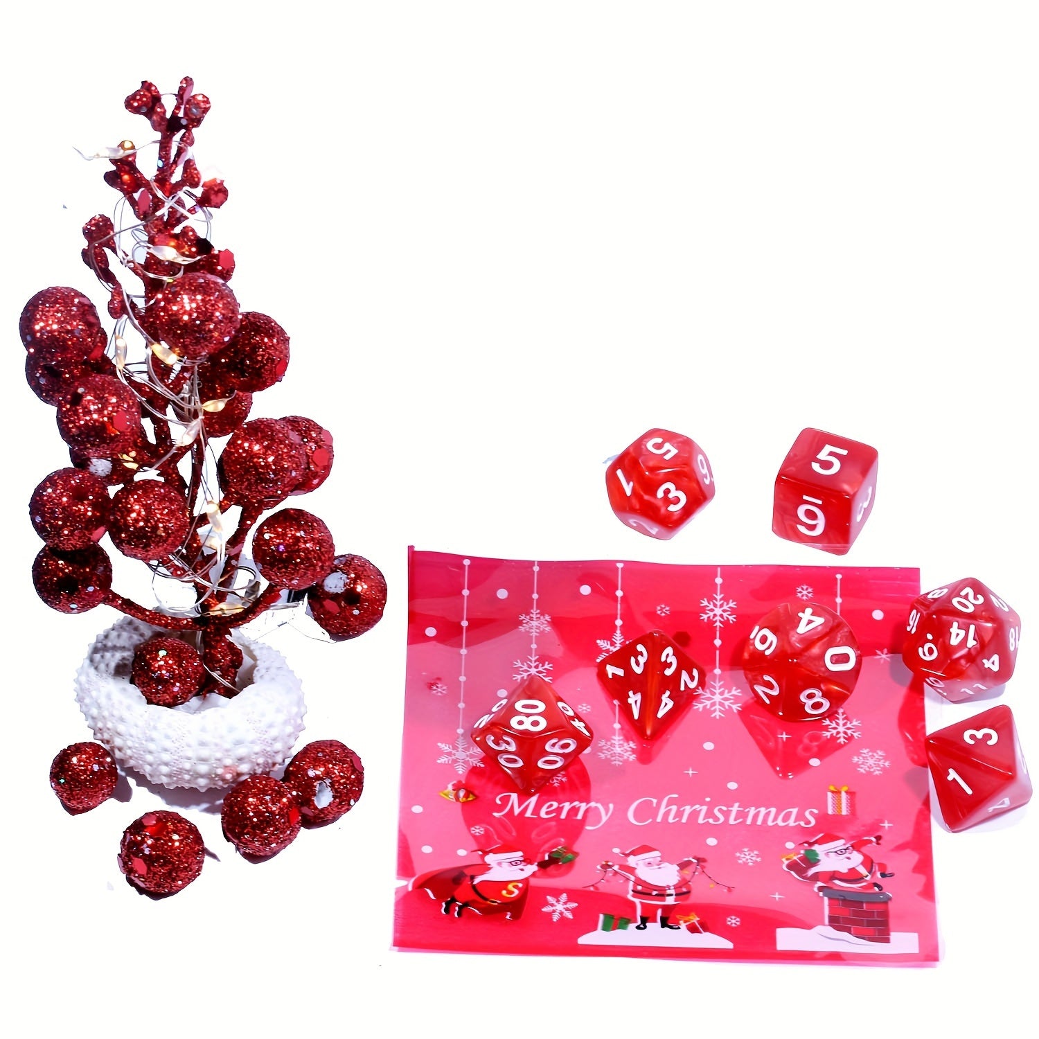 7pcs Polyhedral Dice For Role Playing Games With Gift Bag