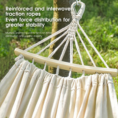 Canvas Hammock for Camping, Anti-rollover, Comfortable