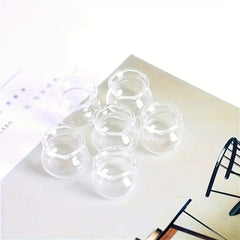 6pcs Dollhouse Food Ornaments Mini Glass Cylinder DIY Micro Landscape