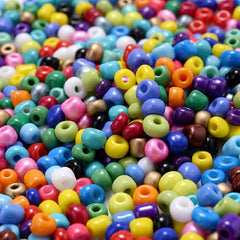 500pcs Irregular Seed Beads Acrylic Czech Glass for Jewelry Mak