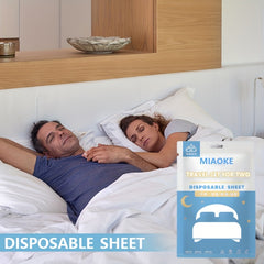 3pcs Disposable Bed Sheets Set Travel Portable Convenient Bedding Set