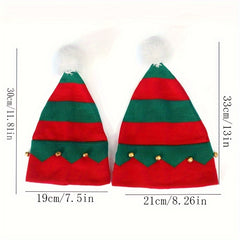 Christmas Hat Knitting Hat Bell Thanksgiving Family Party Hats