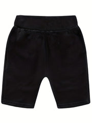 Boys Basketball Print Comfortable Drawstring Shorts For Summer
