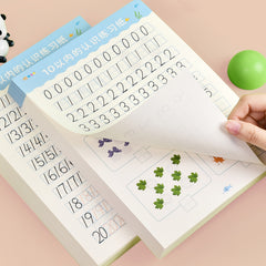 Handwriting & Math Practice Workbook Set 1-20 for Kids