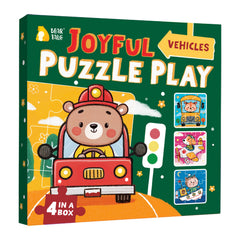 36pcs Farm Animals Jigsaw Puzzle Cow Rabbit Sheep Dog Cartoon Toy for Toddlers