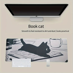 1pc Cat Desktop Lock Edge Thickened Keyboard Pad