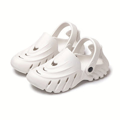 Women's Solid Hole Shoes Thick Bottom Sport Sandals