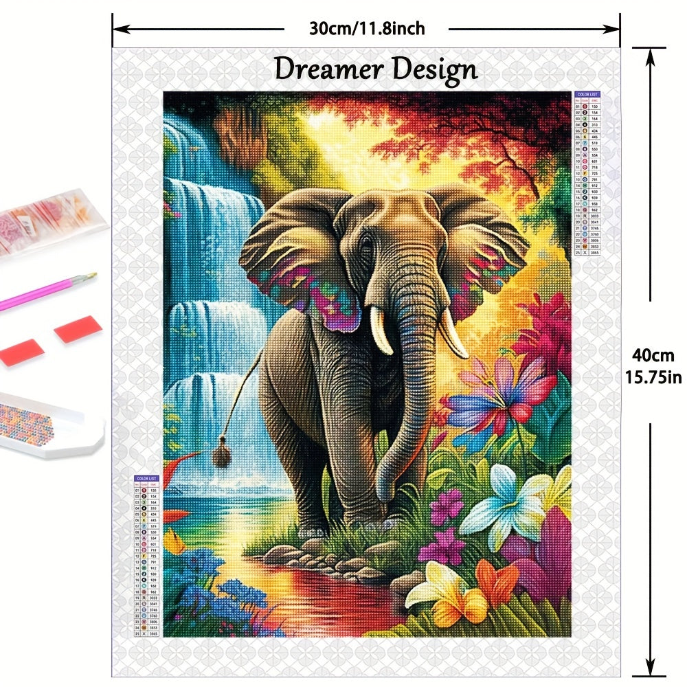 Elephant 5D Diamond Painting Kit for Home Decor