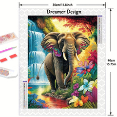 Elephant 5D Diamond Painting Kit for Home Decor