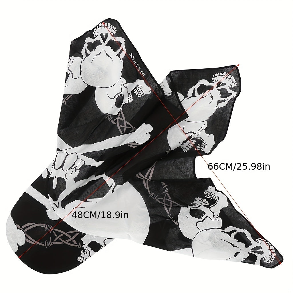 Flame Pattern Turban Cap Independence Flag Print