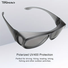 TINHAO Polarized Men's Sunglasses Fits Over Prescription Glasses