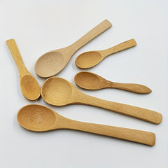 Bamboo Wood Spoon Nonstick Heat Resistant Cooking Serving Salad Stir