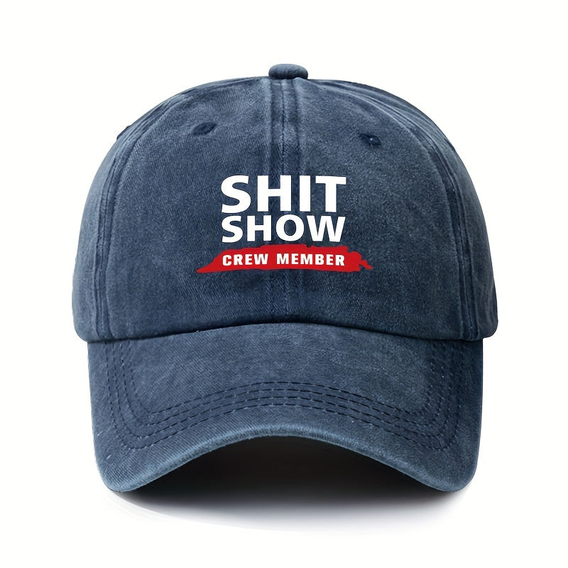 Fashionable Letter Printed Baseball Cap Adjustable Sunscreen Cap