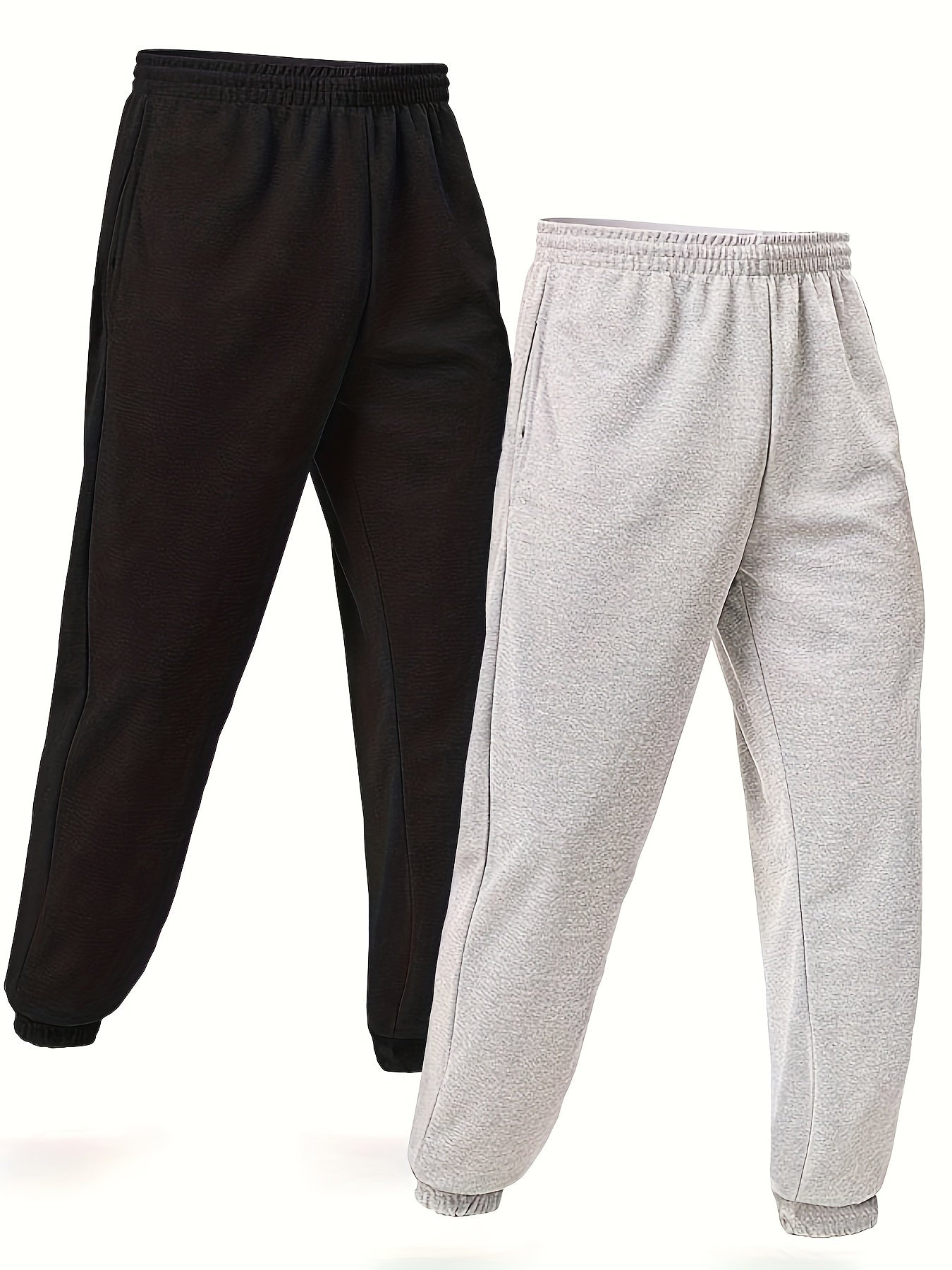 Men's Casual 2pcs Stretch Jogger Pants