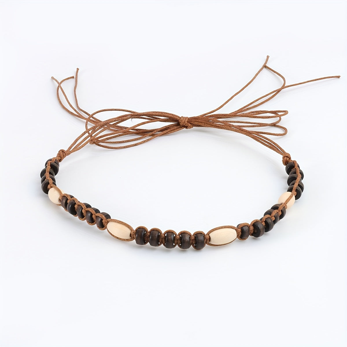 Retro Literary Style Hat Circle Beads String Ornament