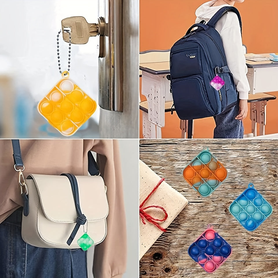 30pcs Mini Pop Fidget Toys Square Shape Educational Baby Kid Toys