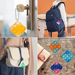 30pcs Mini Pop Fidget Toys Square Shape Educational Baby Kid Toys