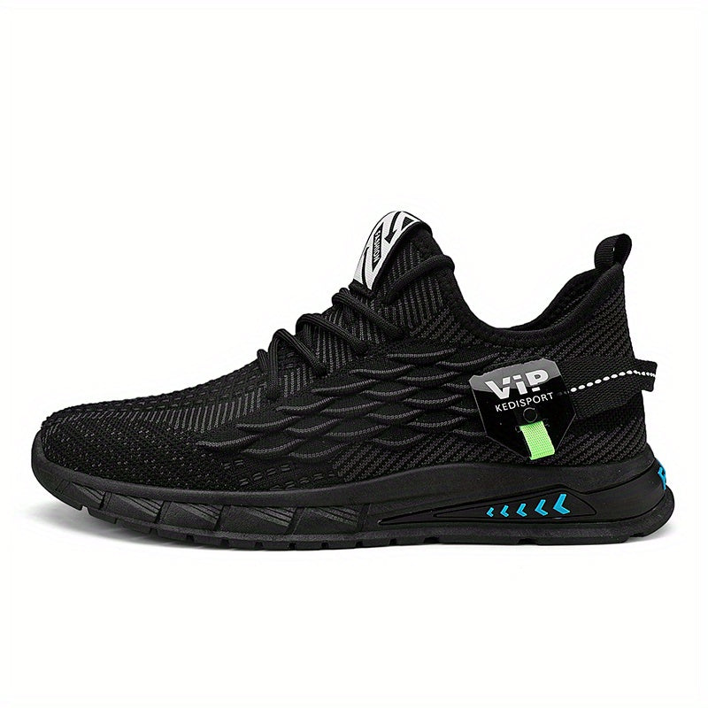 Men's Fish Scale Lace-Up Sneakers Comfortable Walking Shoes