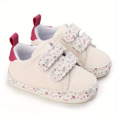 Flower Pattern Sneakers for Baby Girls