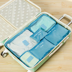 6pcs Oxford Cloth Travel Organizer Multifunctional Clothes Organizer