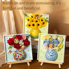 Craft Suppliers Kit DIY Artificial Flowers and Seaglass Art 3D Model Set
