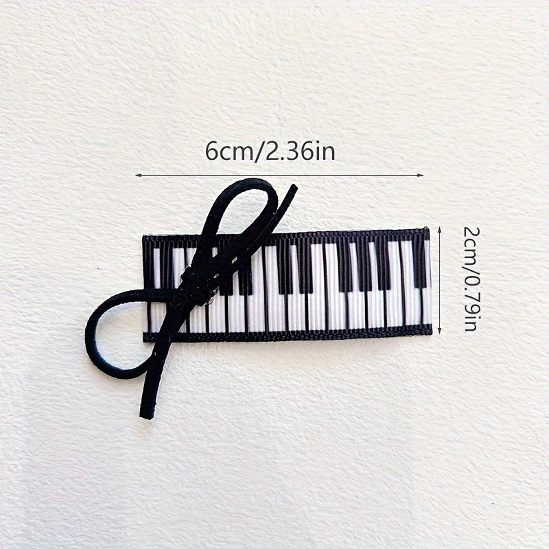 Artistic Piano Hair Clip Unique Hair Accessories