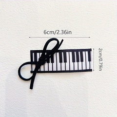 Artistic Piano Hair Clip Unique Hair Accessories