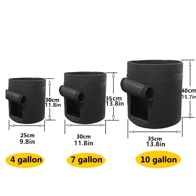 2 Packs Potato Grow Bags 85L Waterproof Fabric Sweet Potato Planter
