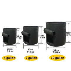 2 Packs Potato Grow Bags 85L Waterproof Fabric Sweet Potato Planter