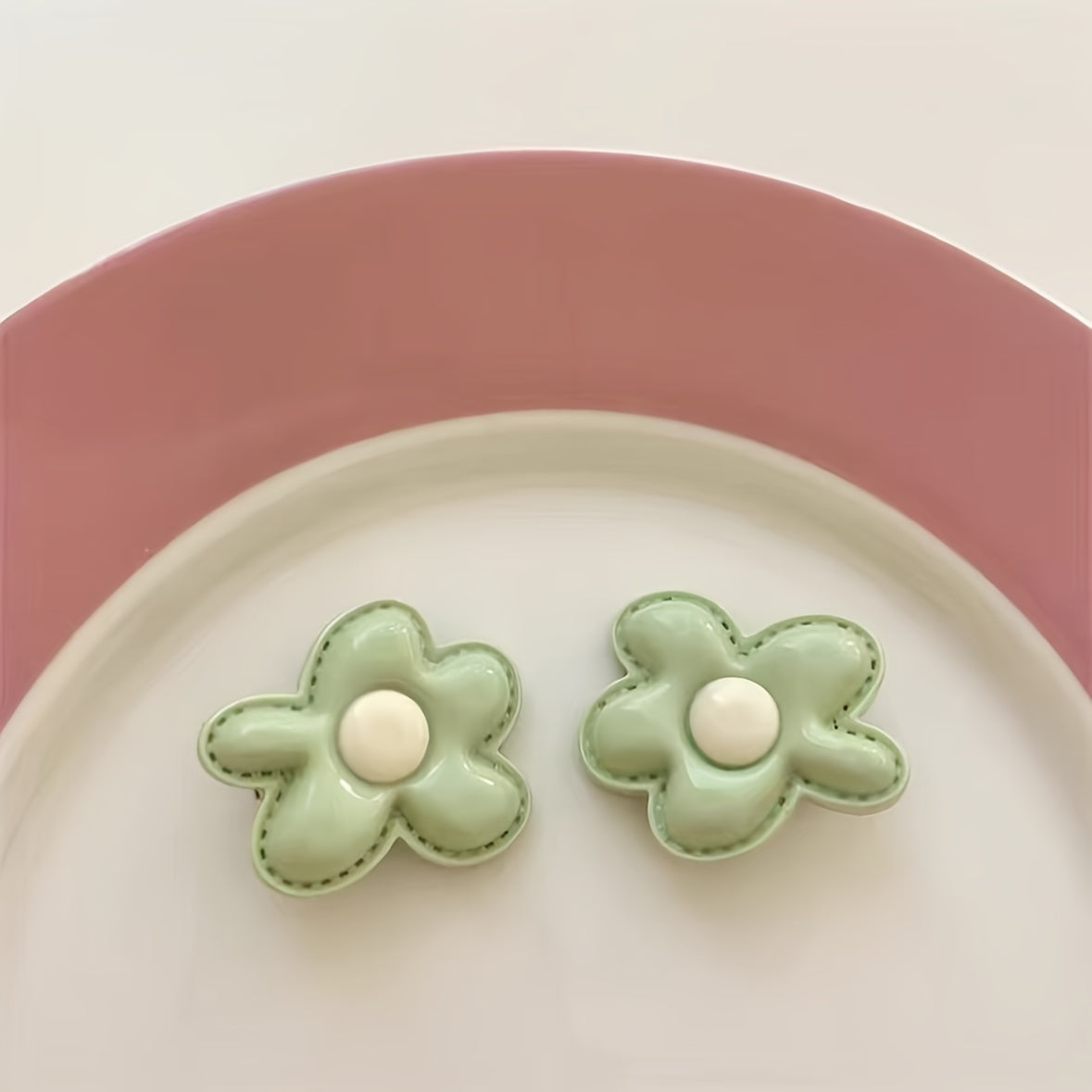 2pcs Flower Hair Clips for Girls