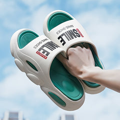 Letter Pattern Thick Sole Sandals for Women