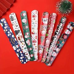 Christmas Bracelet Snowman Elk Clap Rings Santa Claus Gift Boys Girls