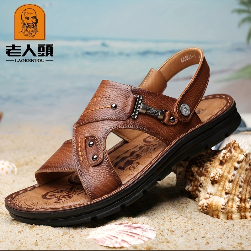 Men's Non Slip Sandals Comfy Beach Shoes Summer