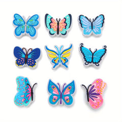 16pcs Cartoon Anime Shoe Charms Decorations for Slide Sandals