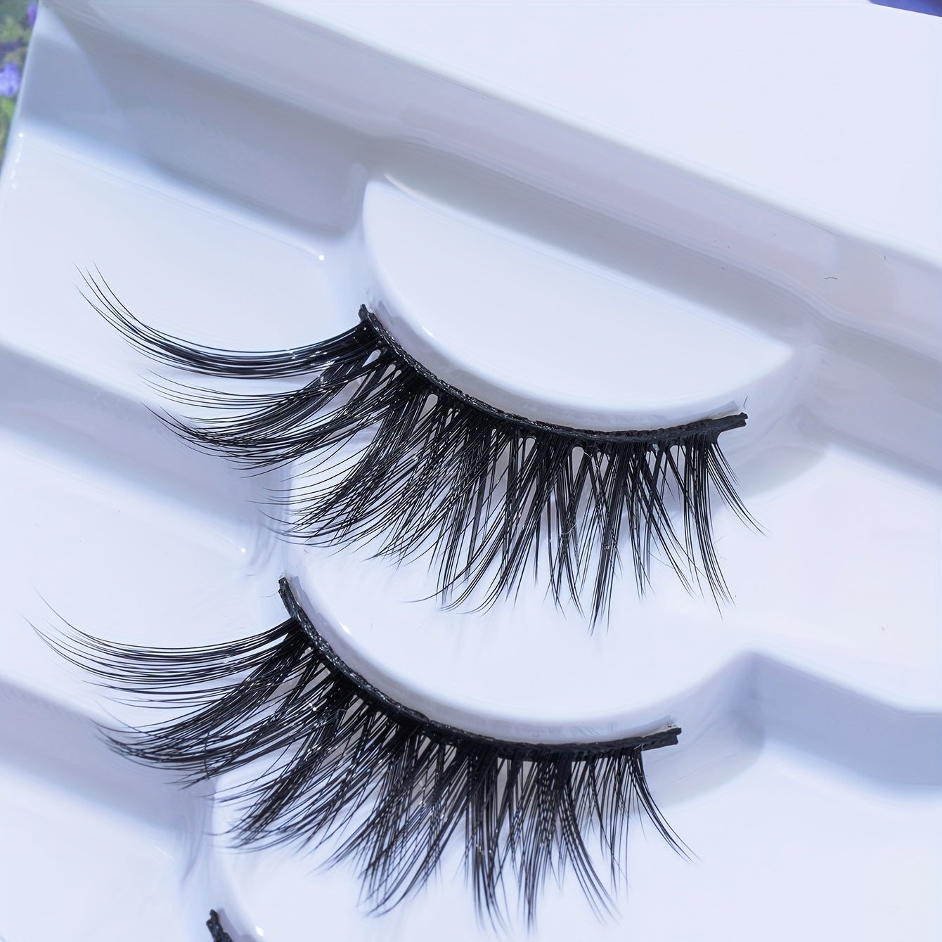 7 Pairs Fluffy Wispy Cat Eye False Eyelashes Pack