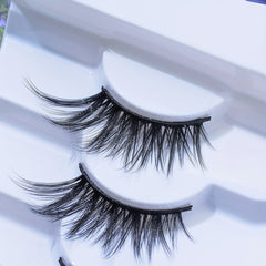 7 Pairs Fluffy Wispy Cat Eye False Eyelashes Pack